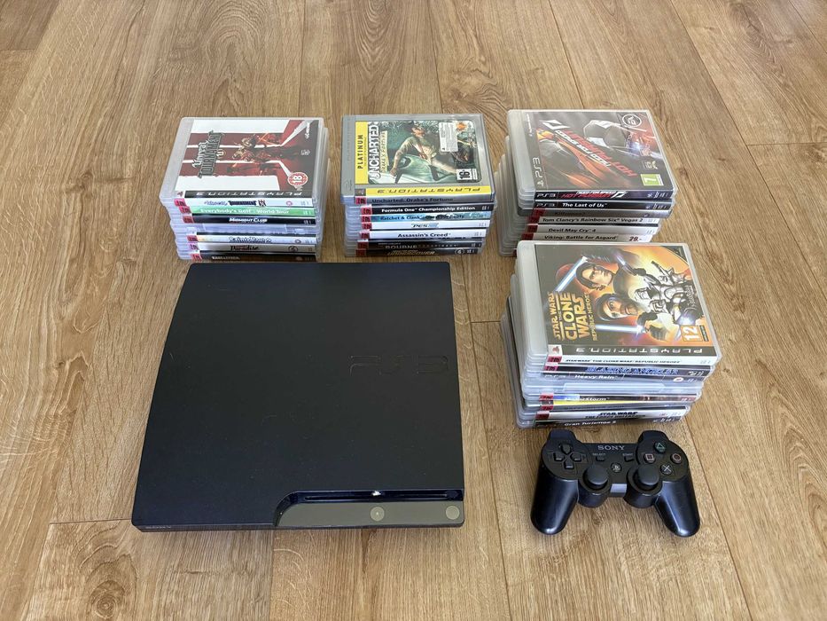 Playstation 3 Slim + 30 Gier (PS3)