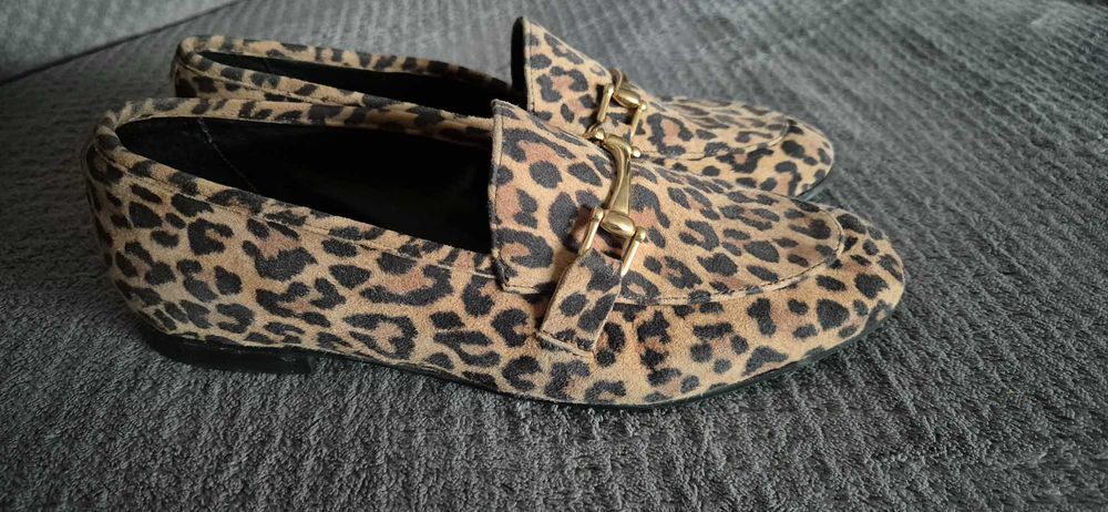 Buty Mokasyny 38 Panterka