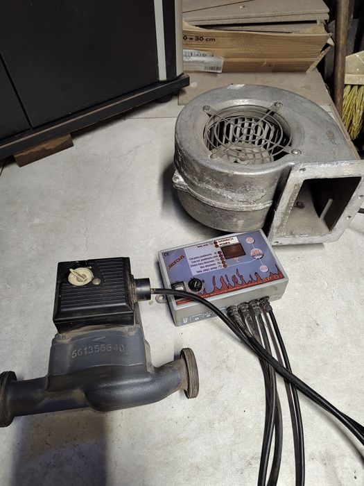 Do pieca centralnego . Sterownik pompa  wentylator