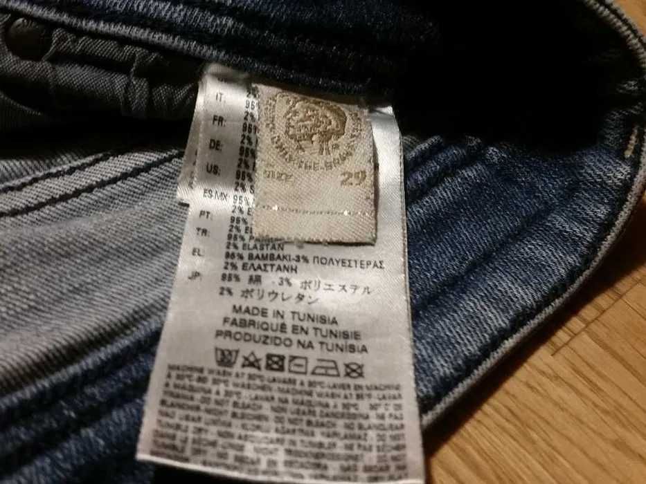 80/105 cm DIESEL SLEENKER W29 L32 W30 y2k dsquared slim rurki skinny