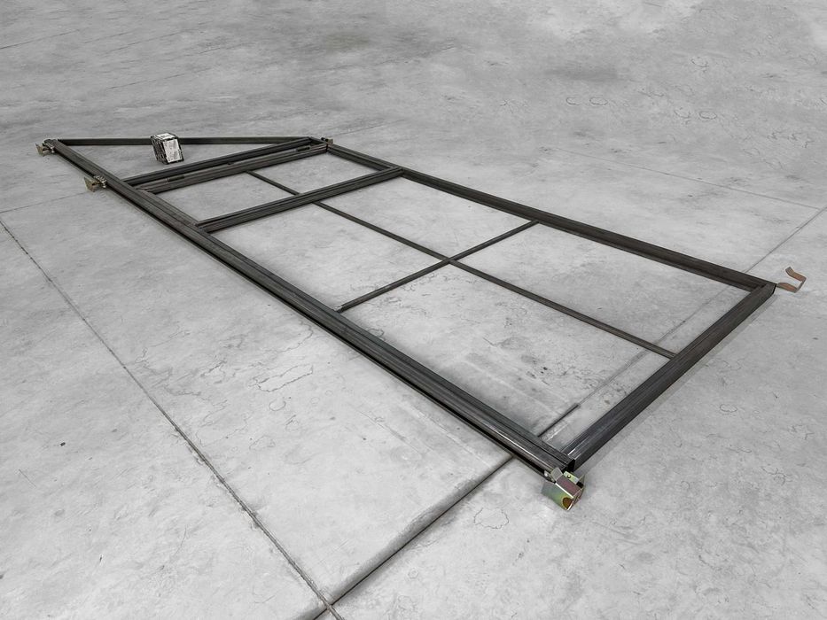 Констуктор воріт із Т профілю, Відкатні ворота, Здвижні на роликах,4х2