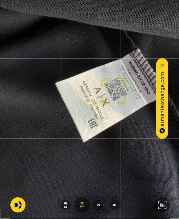 Чоловіча мужская  Зіп худі  кофта зіпка armani excnange зіп худі армані вишете лого