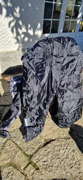 Fato de chuva para mota mais mala