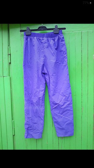 Fioletowe spodnie vintage m