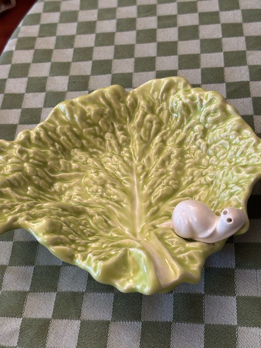 Louça das Caldas. Pratinho de aperitivos.