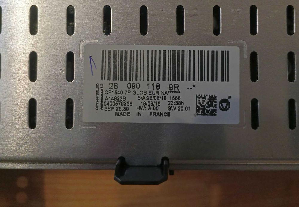 Wyświetlacz, Ekran, Panel RLINK Renault Megane IV