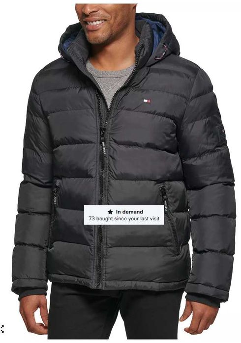 куртка Пуховик Tommy Hilfiger L оригинал по бирке цена 220$ РАСПРОДАЖА