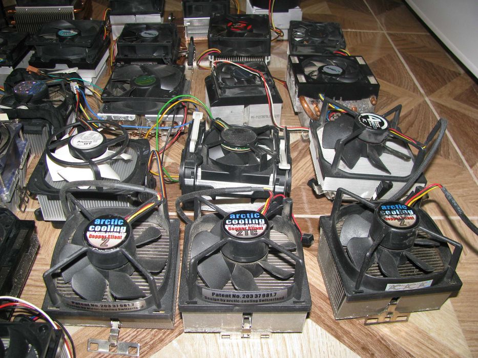 Кулер вентилятор (30 штук) система охолодження, комп"ютери