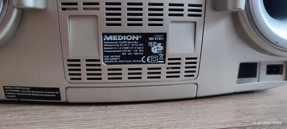 Boombox Medion md81854