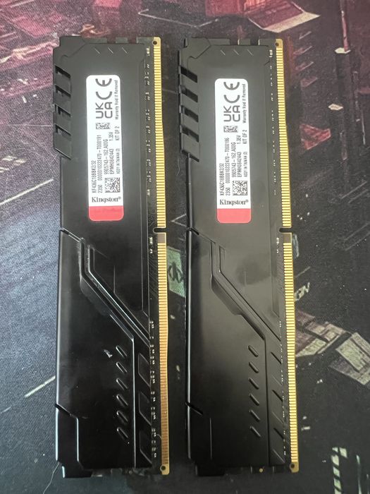 ОЗП Kingston DDR4 32 gb (2x16)3600Mhz FURY beast black KF436C18BBK2/32