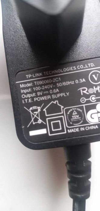 Блок питания роутера 9В