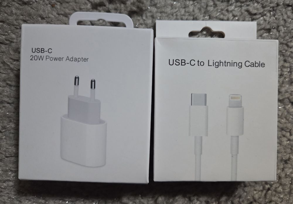 Szybka Ładowarka 20W Do IPhone+Kabel Lightning