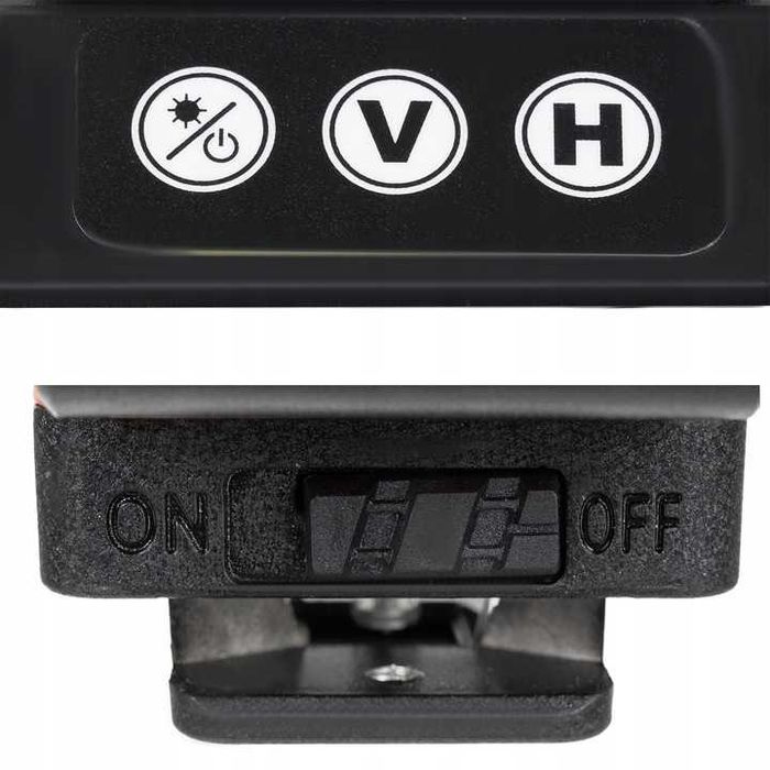 Solidny ZESTAW LASER KRZYŻOWY poziomica laserowa 4d 360 stopni 16 lini