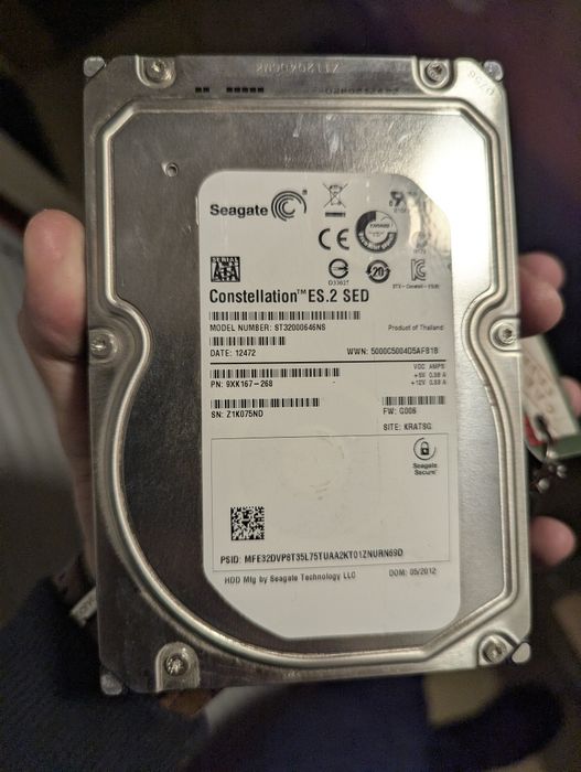 Жорсткі диски HDD 3.5 SATA 1Tb, 2Tb, 4Tb