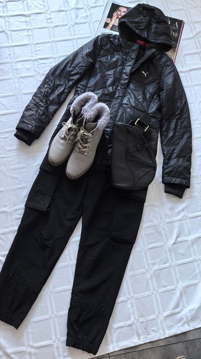 Spodnie Damskie Ortalionowe Zara r.S/M