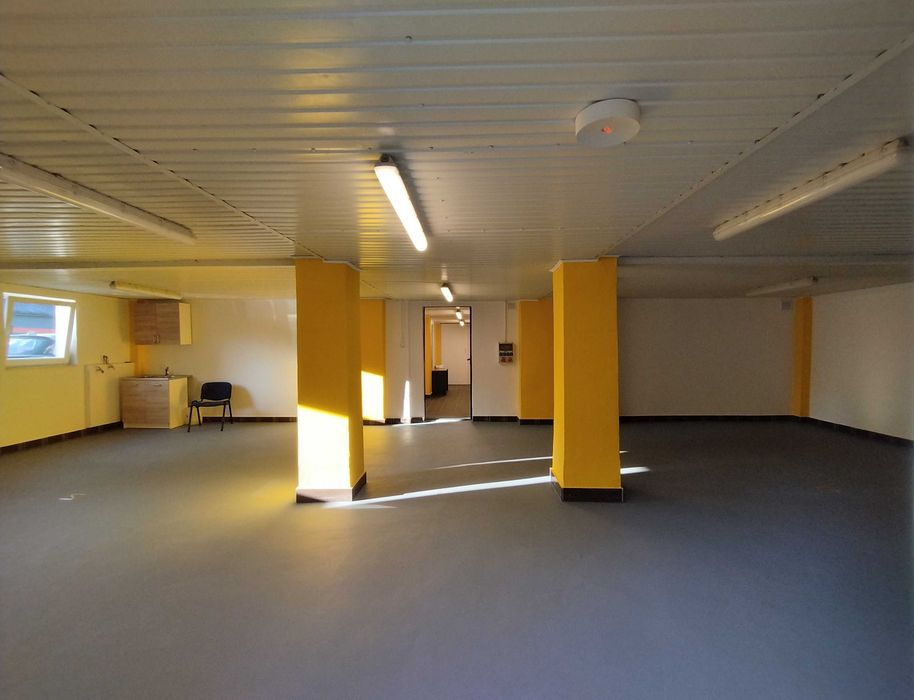 Wynajmę przestronny lokal użytkowo-magazynowy z zapleczem socjalnym – 167,96 m²