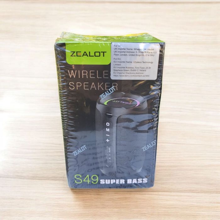 Беспроводная колонка ZEALOT S49 (Super Bass, RGB)