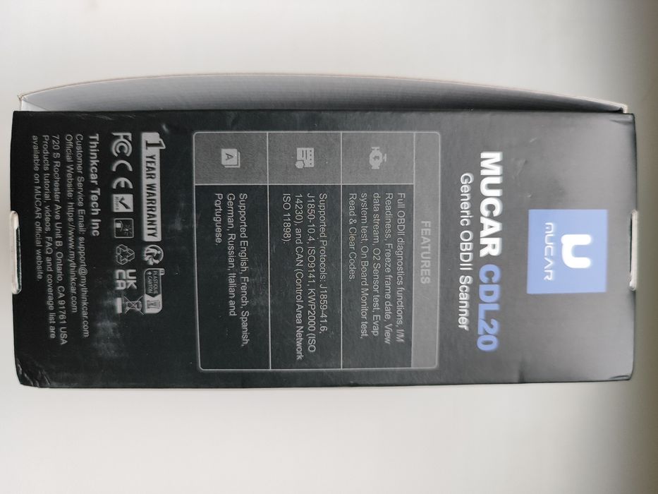 MUCAR CDL20, Obd 2