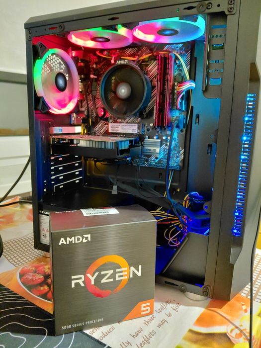 ОЗУ DDR4 (16GB), AMD RYZEN 5 5500, NVIDIA 1050 TI 4GB