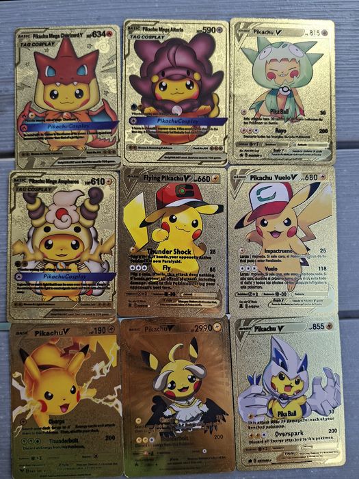 Cartas pokemon Pikachu