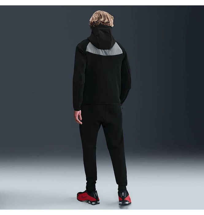 Оригінал! Костюм Nike Tech Fleece (сіро-чорний) (M) Новий з бірками!