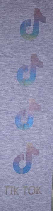 Szare legginsy Tik Tok