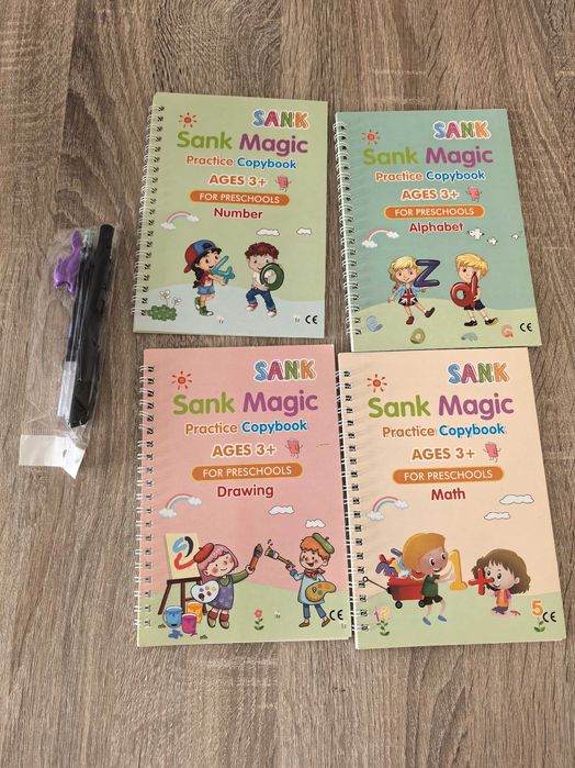 Książeczki do nauki pisania Sank Magic
