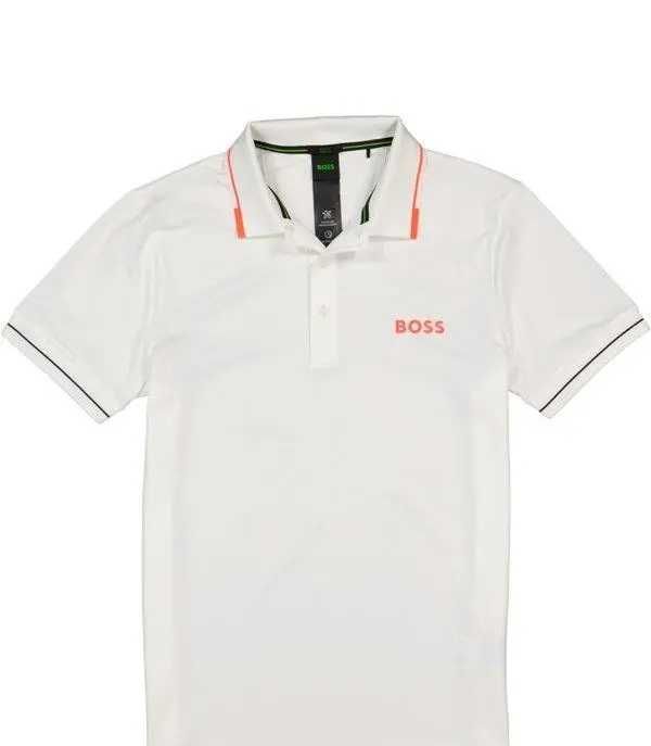 HUGO BOSS męska koszulka polo WHITE PRO