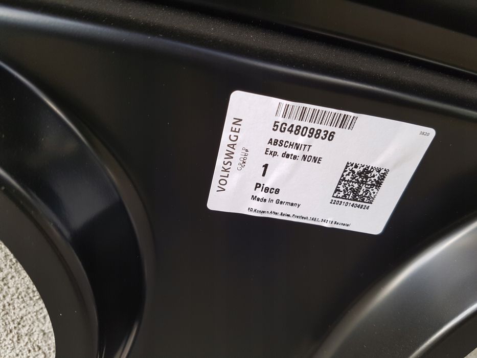 vw golf 7 prawy próg rama bok słupek b 5g4809836