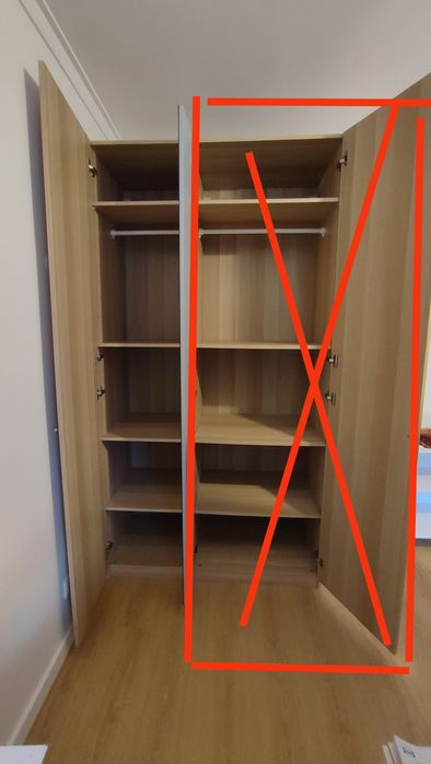 Roupeiro PAX IKEA. Óptimo estado. A metade do preço. Já só tenho um