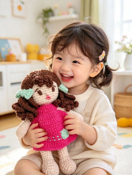 Vendo esta bonequinha que Será a primeira amiga de sua filha