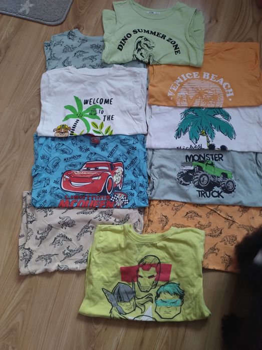 Zestaw 10szt koszulek t-shirtow dla chłopca Sinsay