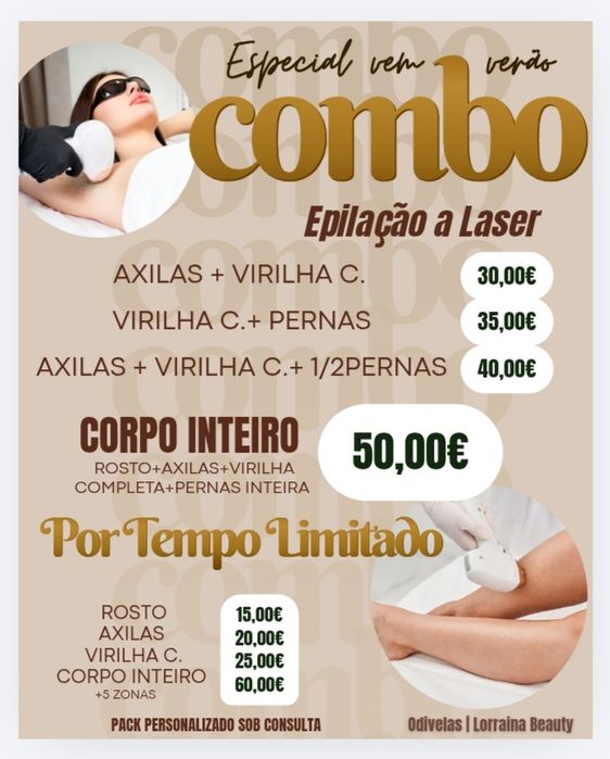 Depilação a laser Odivelas