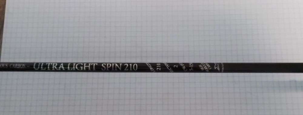 WĘDKA SPINNINGOWA ULTRA LIGHT 240 Super lekka. 240 cm długości.