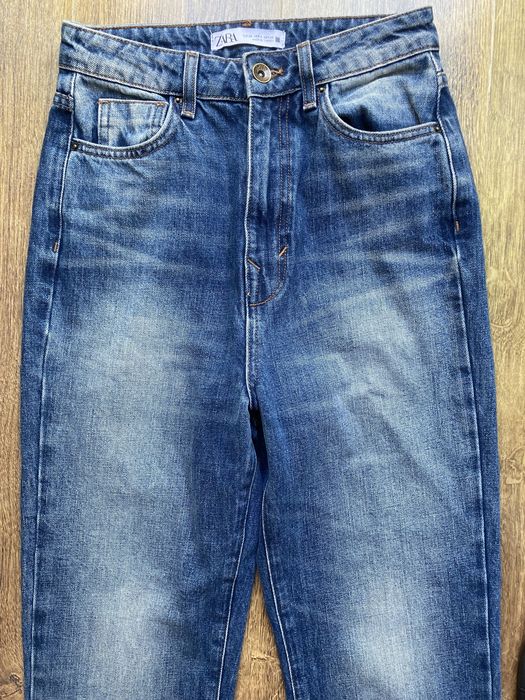 Spodnie zara wysoki stan wyszczuplające rozm. 36