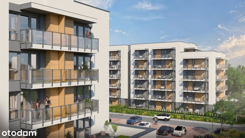 Przemyślany układ | 3 pokoje | Duży balkon