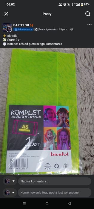 Paczka rezerwacja dla Krystyna