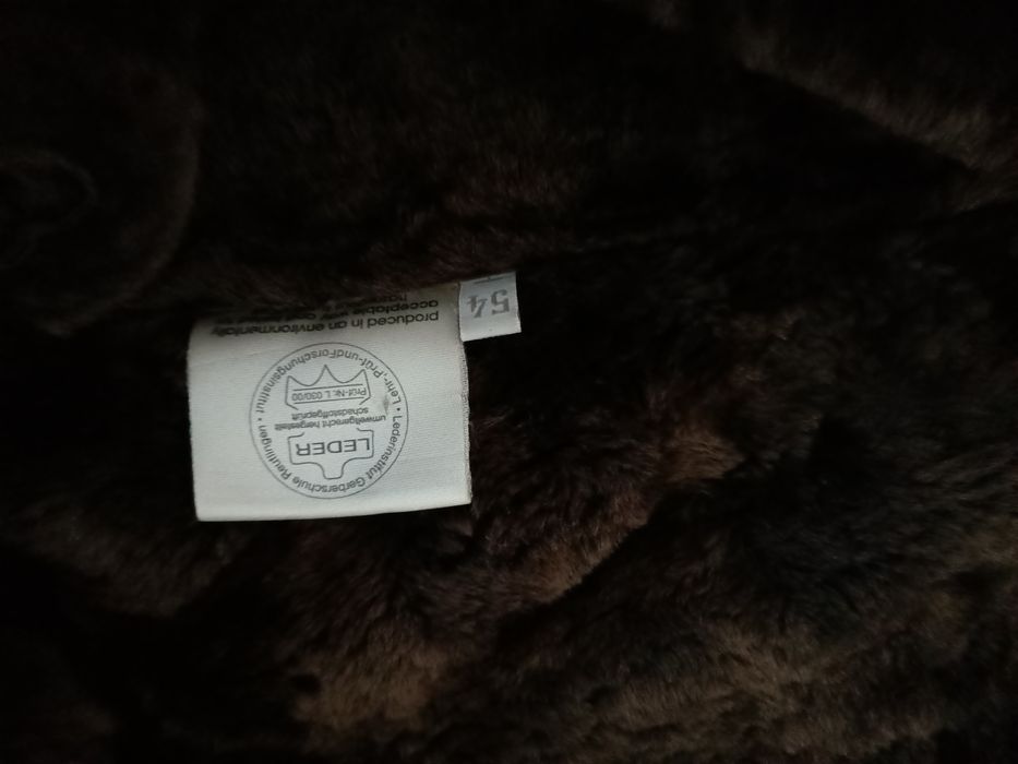 Kurtka męska zimowa skórzana CHRIST r.54