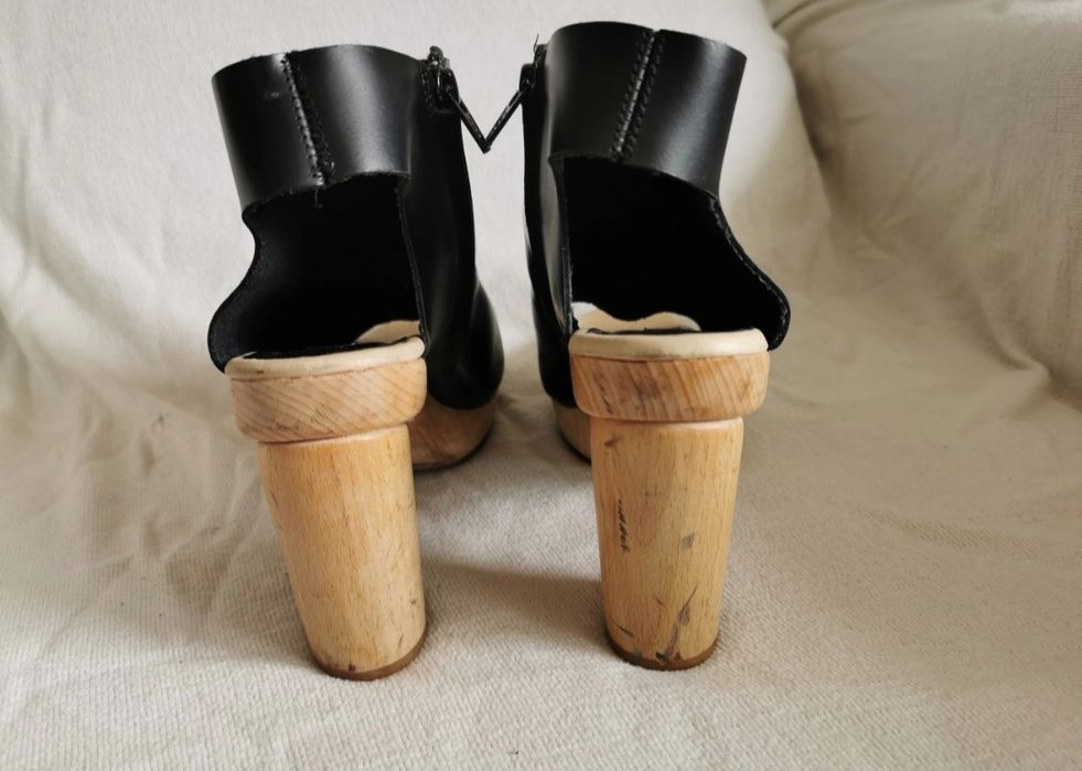 Tiger Of Sweden stylowe sandały botki na obcasie 38