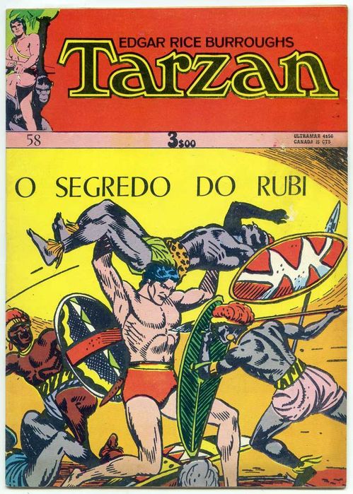 Banda Desenhada Antiga - TARZAN #58