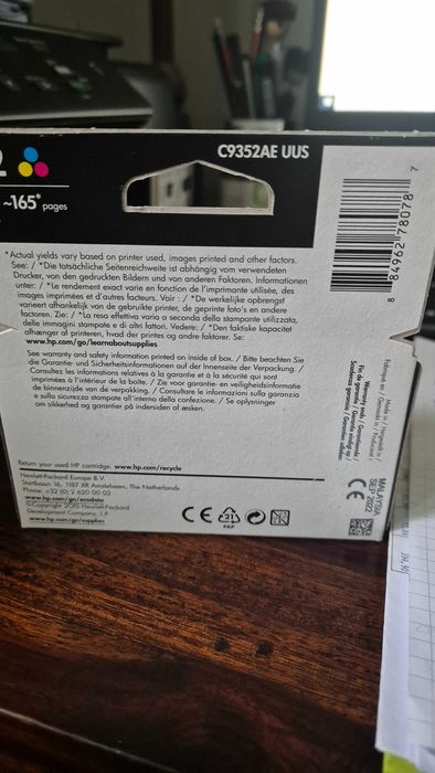 Toner HP 22 Color C9352AE UUS