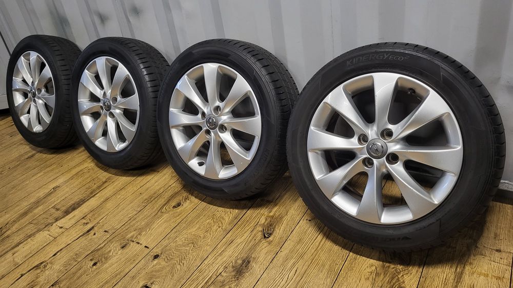 Felgi Opel 16" 4x100 z oponami 195/55 R16 Corsa E D C Adam Combo