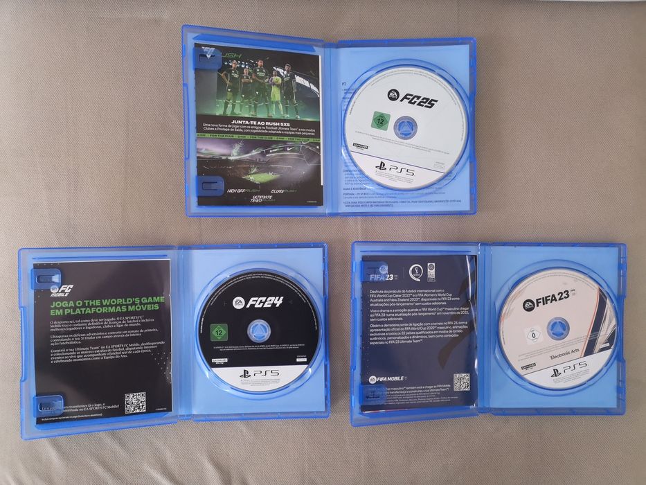 FC 25 + FC 24 + Fifa 23 para PS5