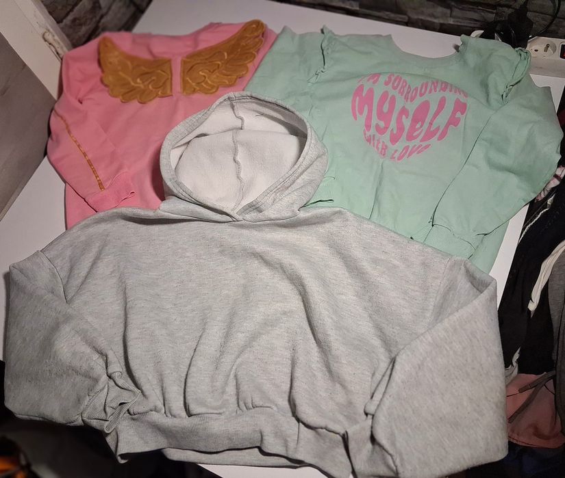 Paka ubran dla dziewczynki 140/146