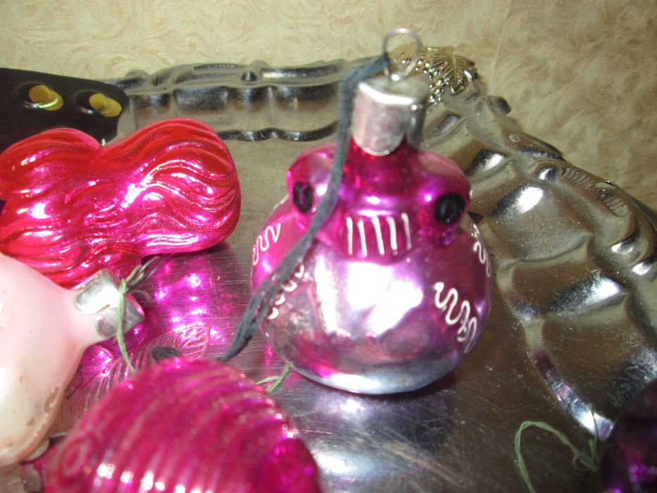 Винтажные ёлочные игрушки ссср торшер лампа, лягушка