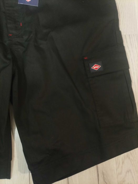 Lee Cooper Workwear Szorty Robocze Cargo Czarne W42