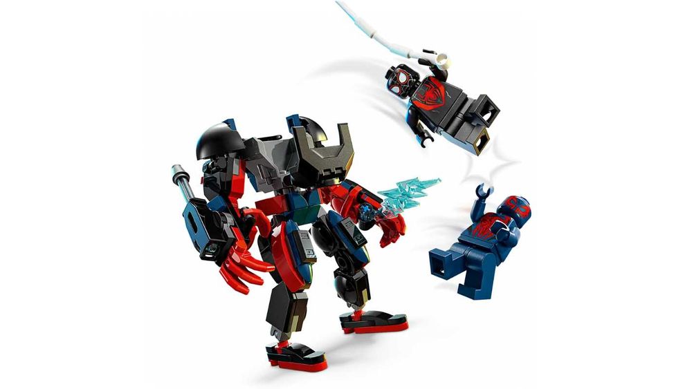 Klocki LEGO Marvel 76337 Miles Morales kontra Spider-Man 2099