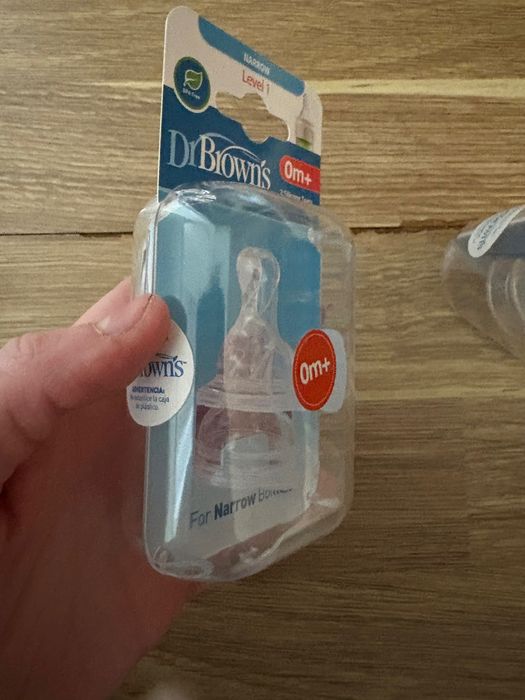 Новые сменные соски Dr. Brown 0+ 3+  6+ 9+ месяца недоношенные