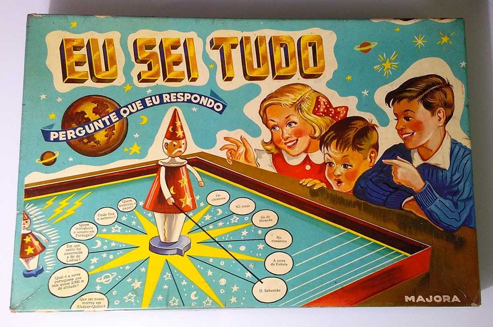 Antigo Jogo "Eu Sei Tudo" ~ pré "Sabichão" da Majora ~ Anos 60 ~ RARO