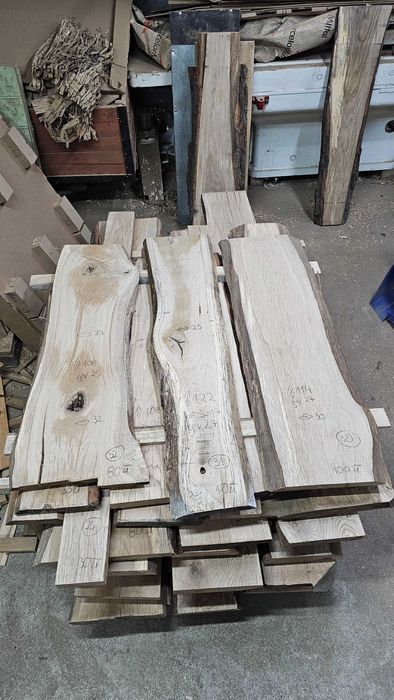 Deski dębowe żywica loft rustykalny